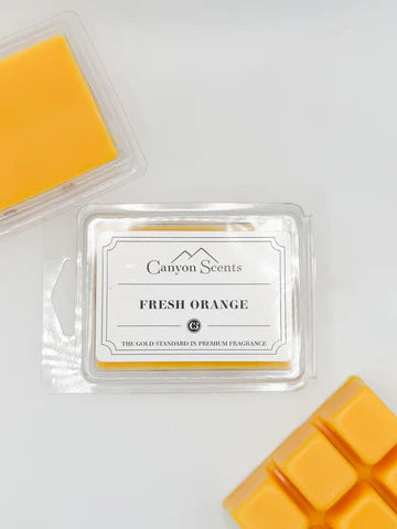 Fresh Orange Scent Cube Melts Canyon Scents Candles