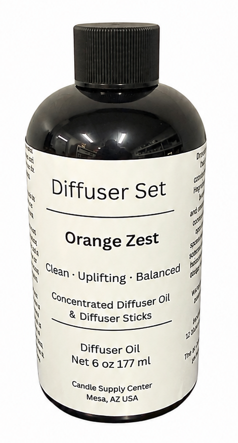 Orange Zest Diffuser Set