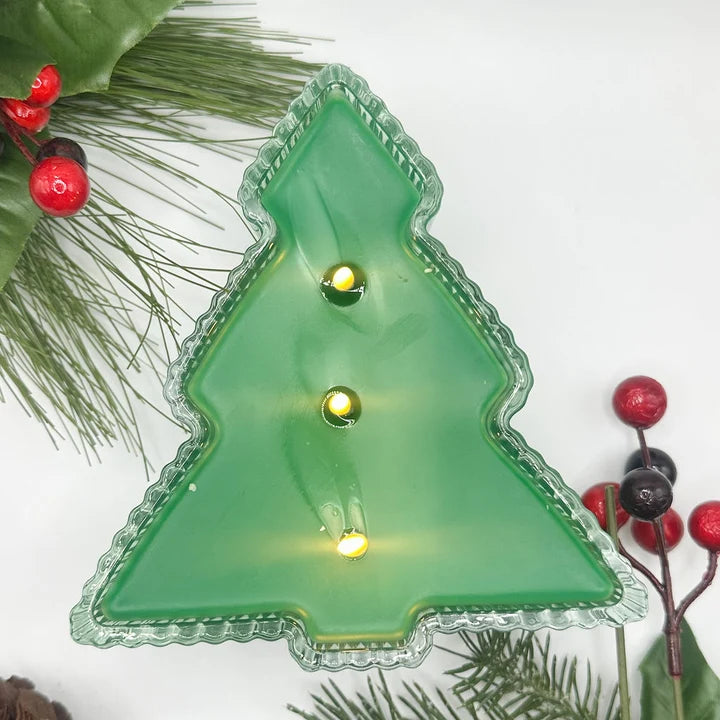 Christmas Wreath - Tree Glass Canyon Scents Candles