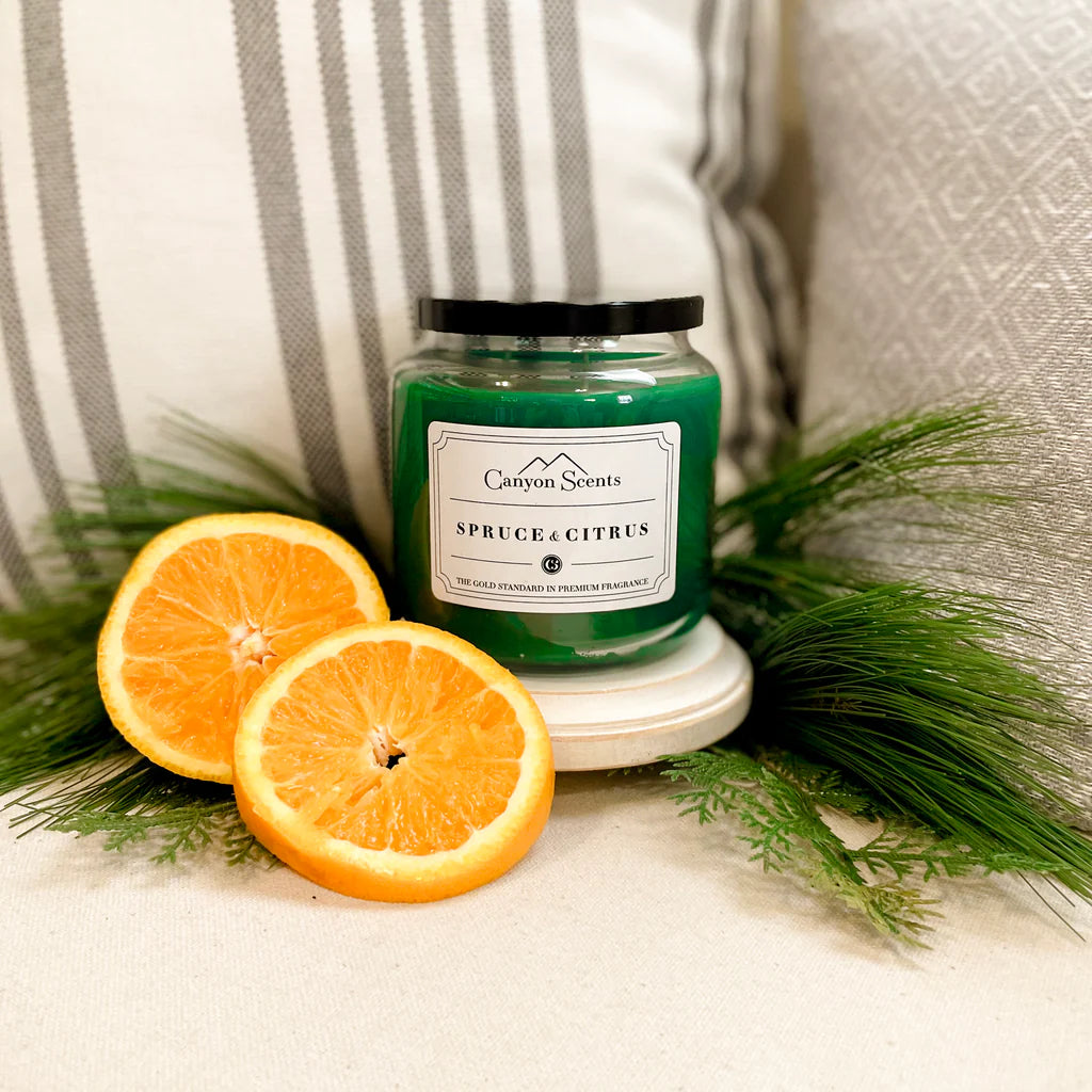Spruce and Citrus Canyon Scents Candles