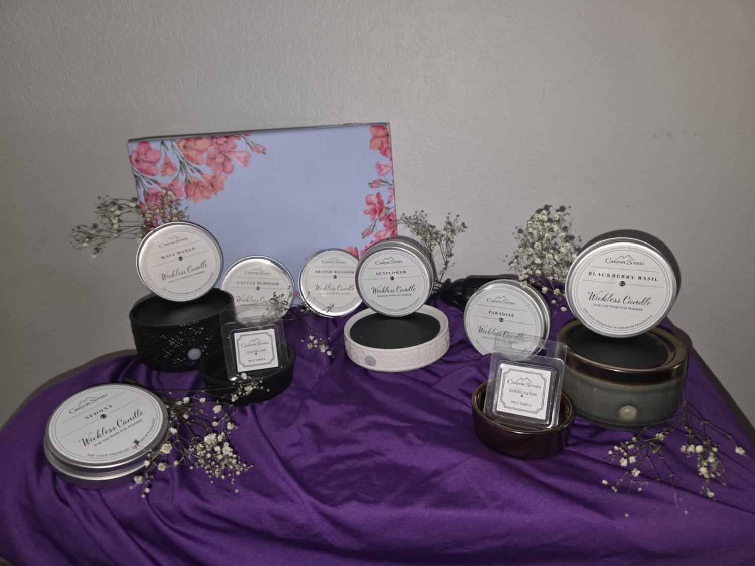 Wickless Candles in Tins