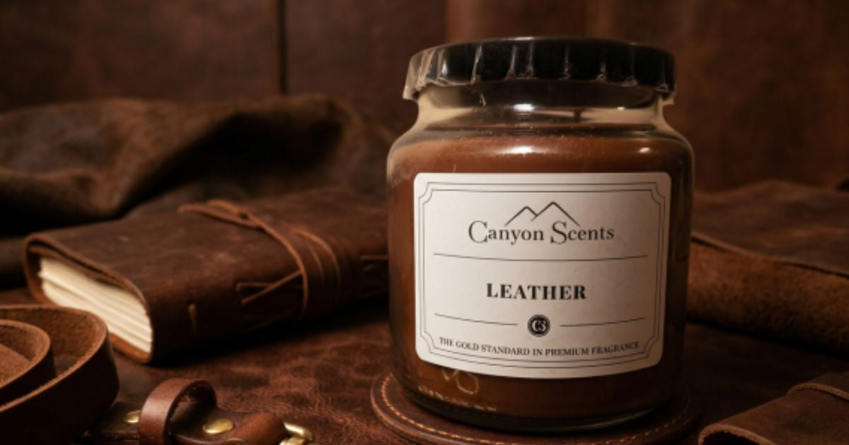 Leather Canyon Scents Candle