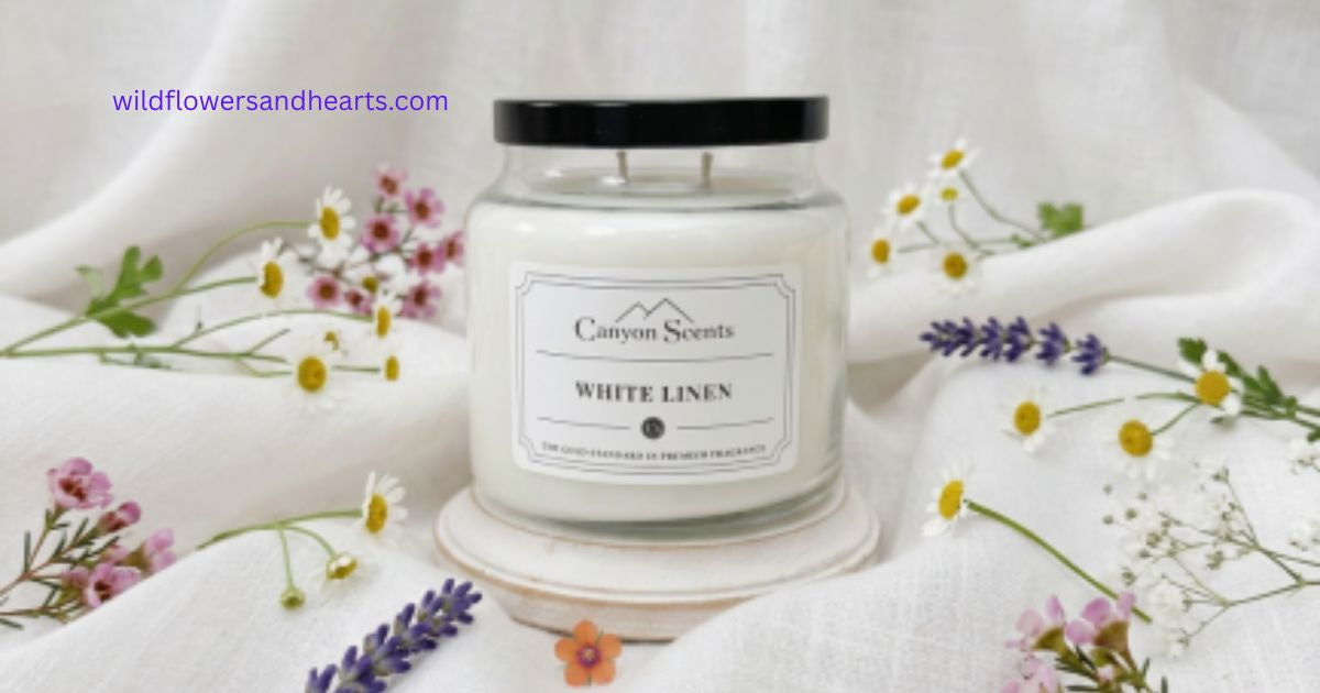 White Linen Canyon Scents Candles