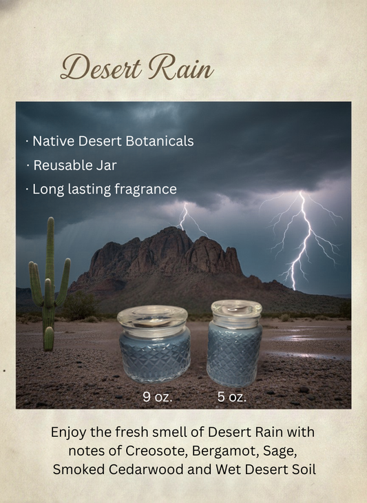 Desert Rain Scented Candle
