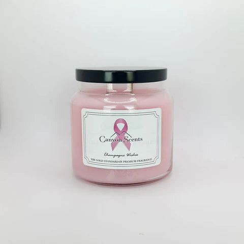 Champaign Wishes Breast Cancer Awareness Canyon Scents Candles