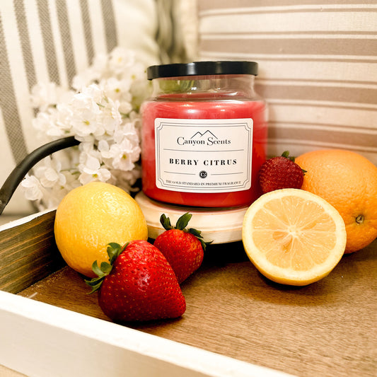 Berry Citrus Red Canyon Scents Candles