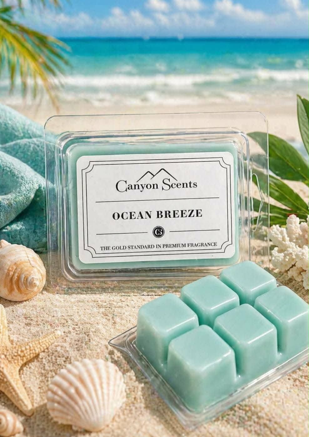 Ocean Breeze Scent Cube Melts Canyon Scents Candles