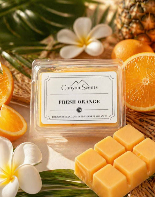 Fresh Orange Scent Cube Melts Canyon Scents Candles
